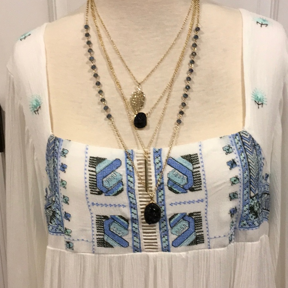 Free People Embroidered Dress - Picture 5 of 8
